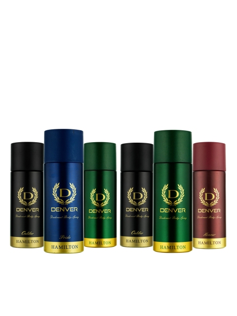 

Denver Men Set of 6 Hamilton Deodorant Sprays, Green
