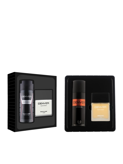 

Denver Men Set of 2 Fragrance Gift Sets, Black