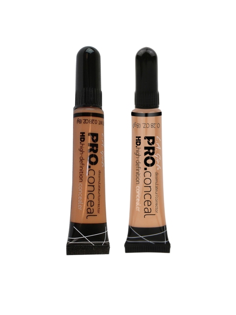 

L.A. Girl Set of 2 Pro HD Concealer-Beautiful Bronze & Pure Beige