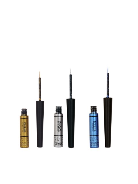 

INCOLOR Set of 3 Kajal & Eyeliner, Gold