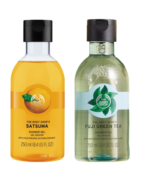 

THE BODY SHOP Unisex Set Of 2 Shower Gels, Orange