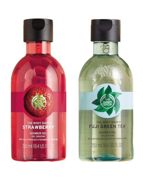 

THE BODY SHOP Unisex Set Of Shower Gels, Green