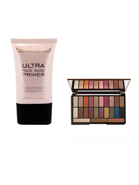 

Makeup Revolution London Set Of Base Primer & Eyeshadow Palette, Multi