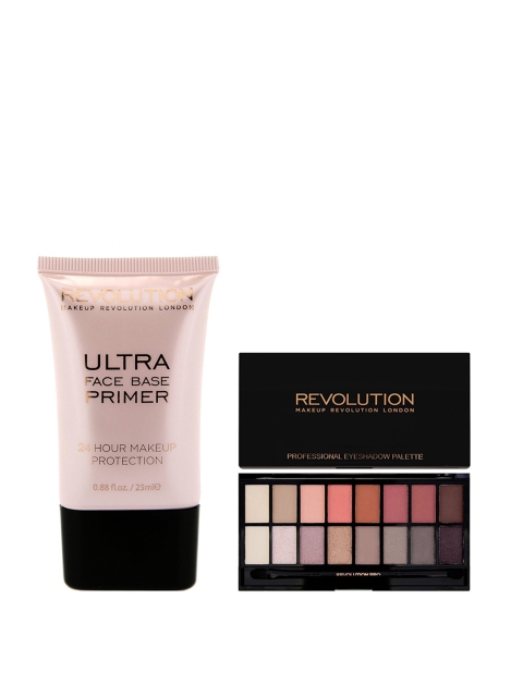 

Makeup Revolution London Set Of Primer & Eyeshadow Palette, Multi
