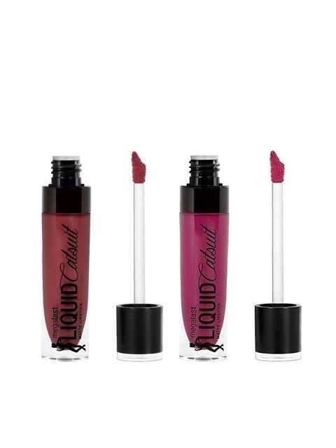 

Wet n Wild Set of 2 Sustainable MegaLast Liquid Catsuit Matte Lipsticks, Magenta