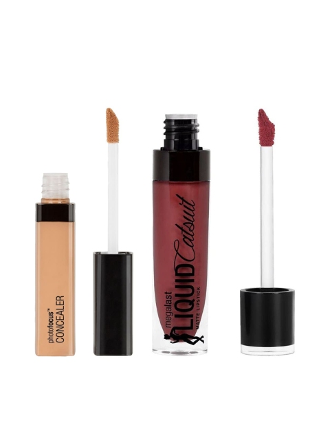 

Wet n Wild Set of Photo Focus Concealer & MegaLast Liquid Lipstick, Beige