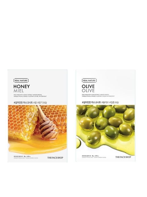 

The Face Shop Set of 2 Face Masks, White
