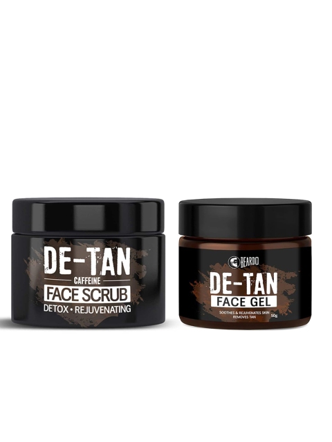 

BEARDO Set Of Face Scrub & Face Gel, Black