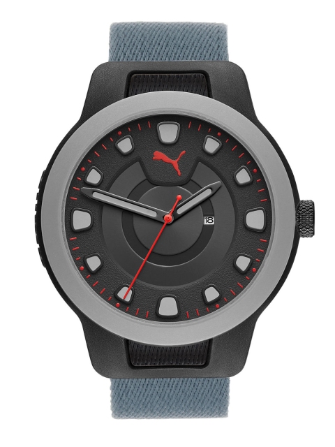 

Puma Men Black & Grey Reset V1 Analogue Watch P5022