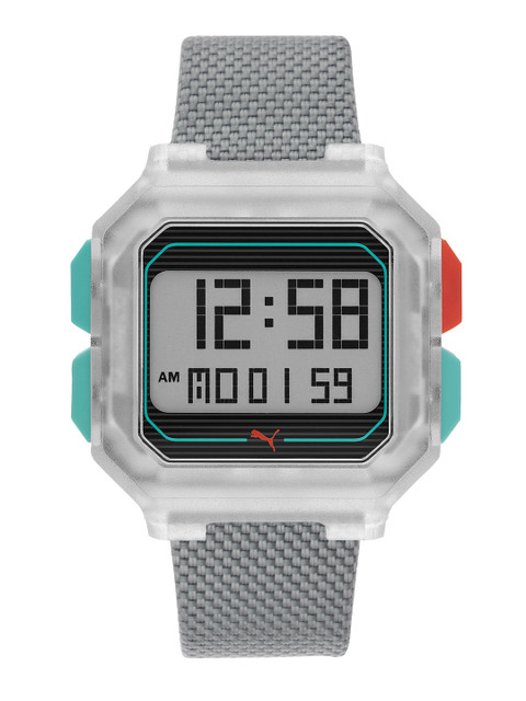 

Puma Men Grey Remix Digital Watch P5021