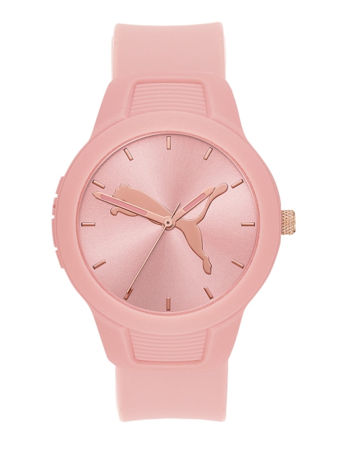 

Puma Women Pink Brand Logo Printed Reset V2 Analogue Watch P1023