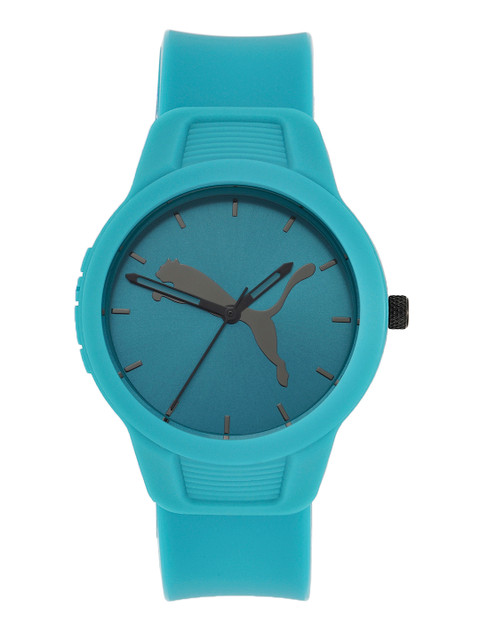 

Puma Women Blue Brand Logo Printed Reset V2 Analogue Watch P1014