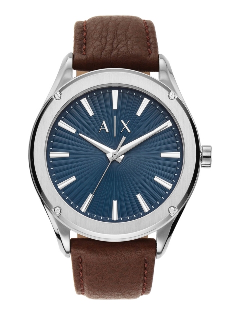 

Armani Exchange Men Navy Blue Textured Fitz Analogue Watch AX2804