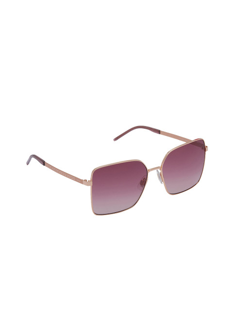 

HUGO Women Square UV Protected Sunglasses HG 1084/S DDB 593X, Pink