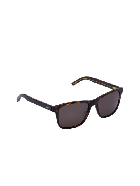 

HUGO Unisex Square UV Protected Sunglasses HG 1073/S TBB 5670, Brown