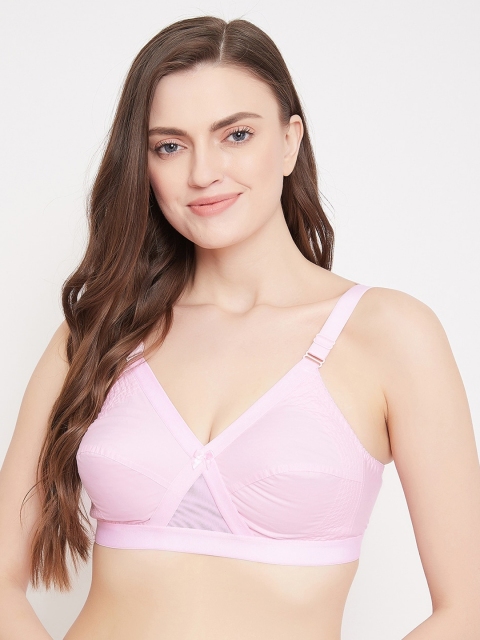 

Klassik Pink Solid Non-Wired Non Padded Everyday Bra KLPNKCFT1