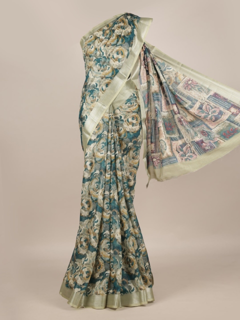 

Pothys Green Woven Design Saree