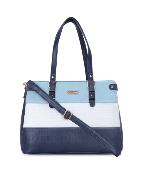 

ESBEDA Navy Blue Colourblocked Shoulder Bag