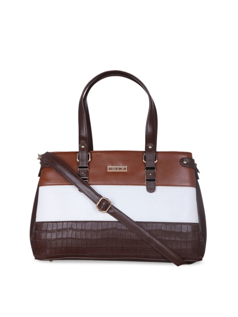 

ESBEDA Brown Striped Shoulder Bag