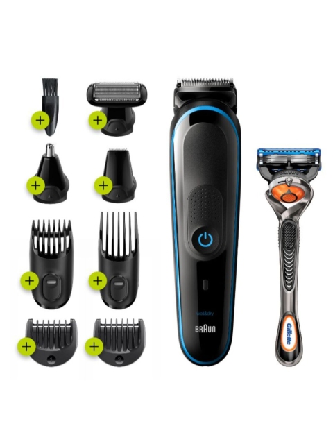 

Braun Men 9-in-1 Face, Hair & Body Grooming Kit MGK5280, Black