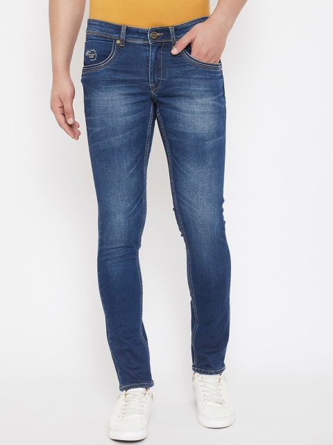 

American Archer Men Blue Skinny Fit Low-Rise Clean Look Jeans