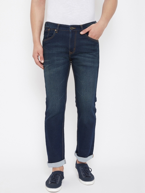 

Canary London Men Blue Straight Fit Low-Rise Clean Look Jeans