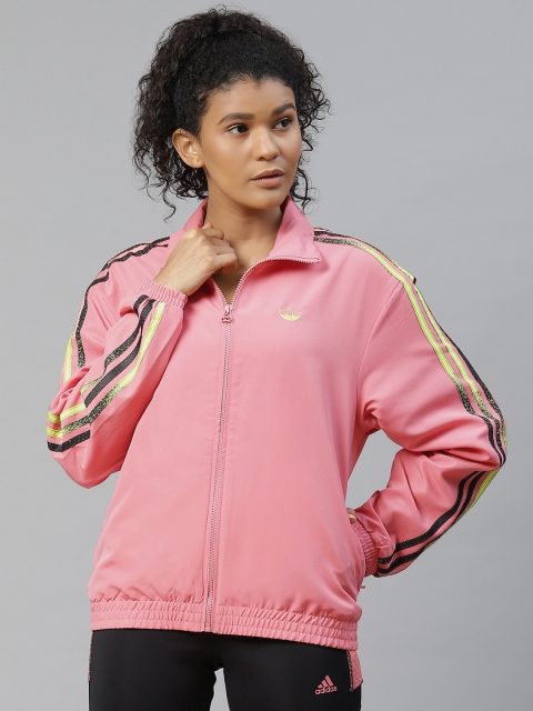 

ADIDAS Originals Women Pink Solid Sustainable Fakten Track Jacket