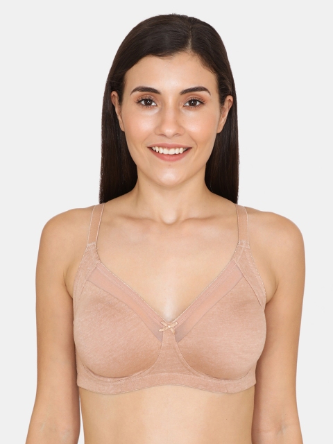 

Zivame Beige Solid Non-Wired Non Padded Everyday Bra ZI10ITCORE0