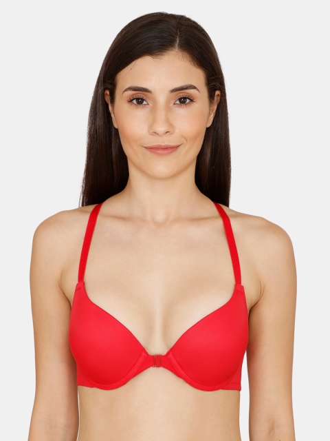 

Zivame Red Solid Underwired Lightly Padded T-shirt Bra ZI10RZFASH00RED