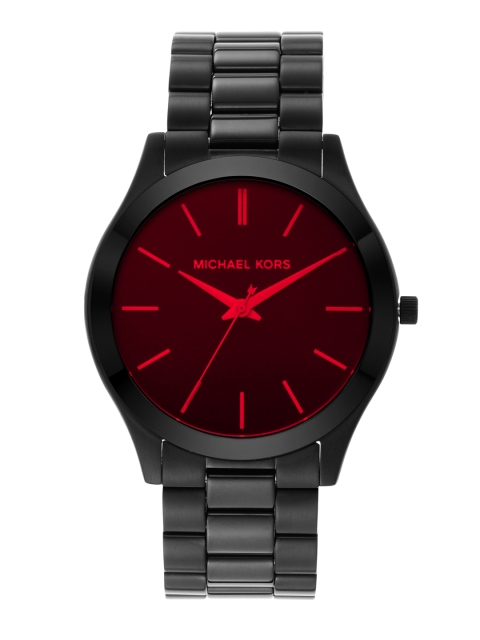 

Michael Kors Men Red Slim Runway Analogue Watch MK8734_OR1
