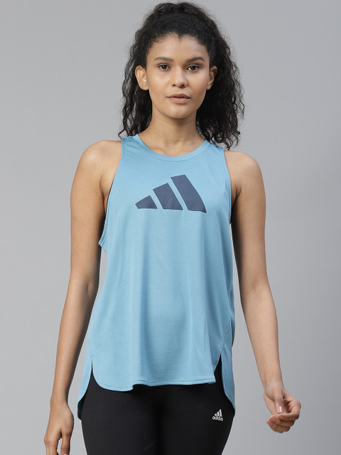 

ADIDAS Women Blue BOS Logo Tank Training Top