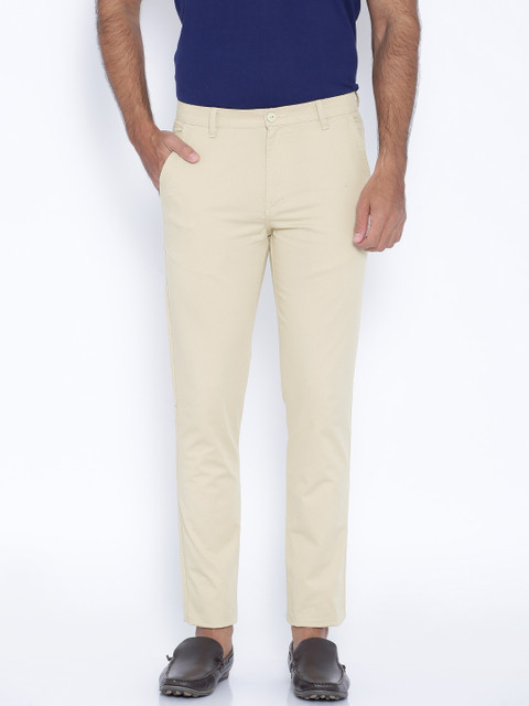 

Highlander Beige Slim Fit Trousers