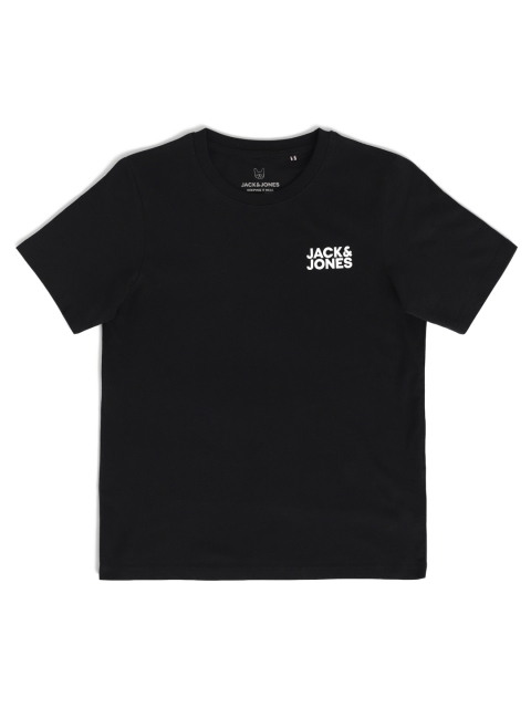 

Jack & Jones Boys Black Slim Fit T-shirt