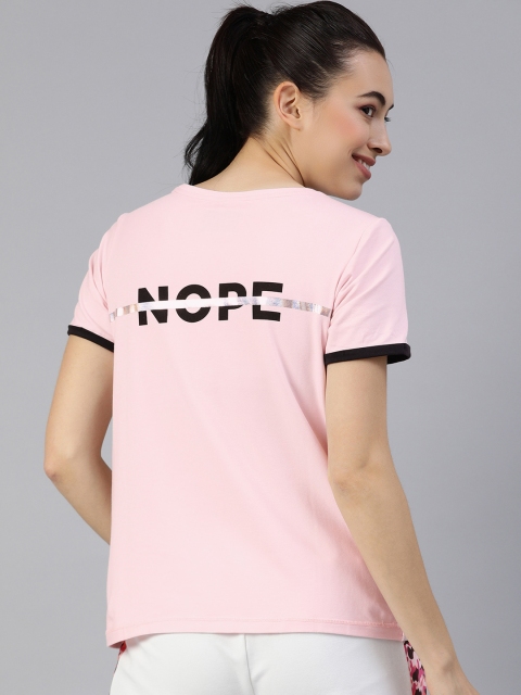 

Allen Solly Tribe Women Pink Printed Round Neck T-shirt