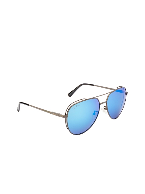 

Ted Smith Unisex Aviator Sunglasses TS-NP201930, Blue