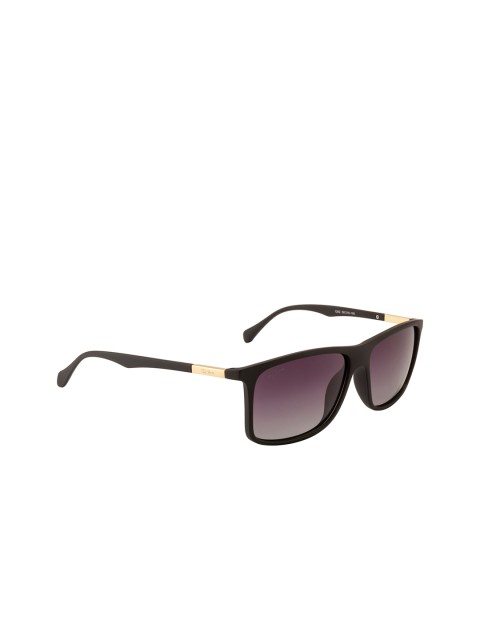 

Ted Smith Unisex Polarised Lens Wayfarer Sunglasses TS-N1262S_M.BLK-, Purple