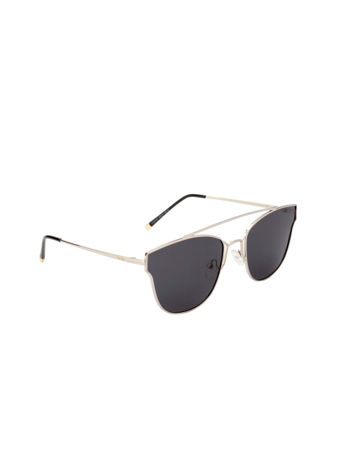 

Ted Smith Unisex Polarised Lens Aviator Sunglasses TS-NP201947_SIL, Grey