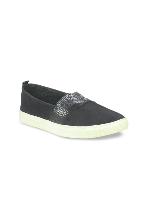 

Inc 5 Women Black Slip-On Sneakers