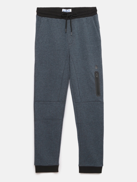 

Jack & Jones Boys Blue Solid Joggers