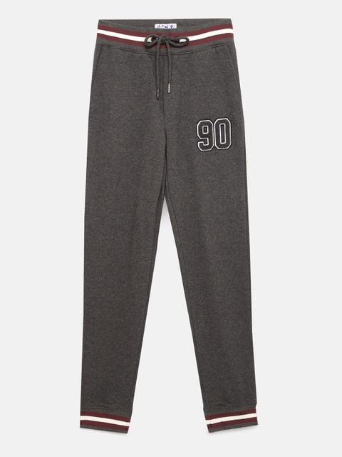 

Jack & Jones Boys Grey Solid Joggers