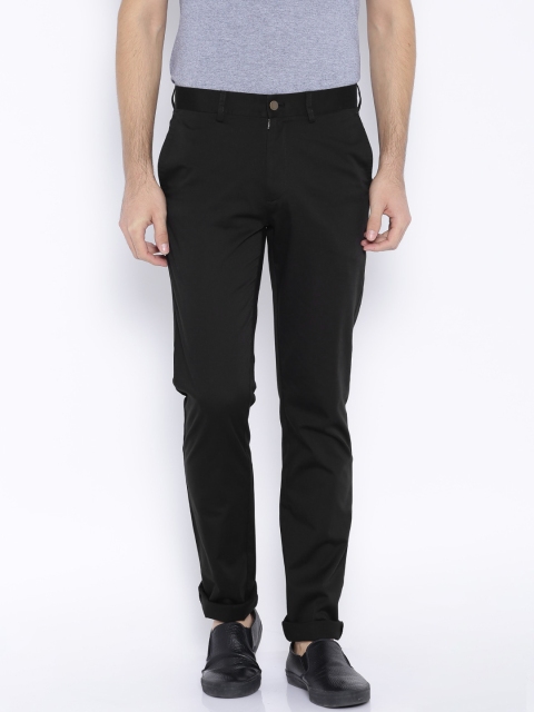 

SUITLTD Black Slim Fit Casual Trousers