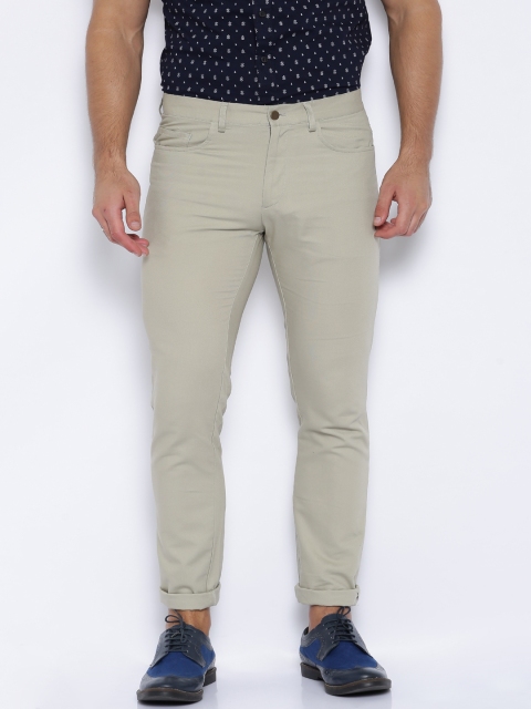 

SULTLTD Beige Slim Fit Trousers