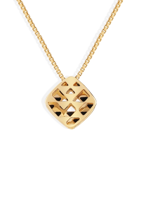 

Mia by Tanishq 14-Karat Yellow Gold Precious Plain Pendant