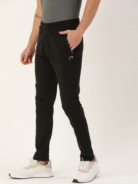 

Proline Active Men Black Solid Track Pants