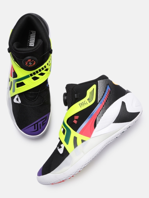 

PUMA Hoops Unisex Black Disc Rebirth Lightweight Basketball Shoes
