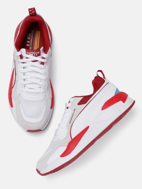 

PUMA Motorsport Unisex White & Red Colourblocked PL X-Ray 2.0 Sneakers