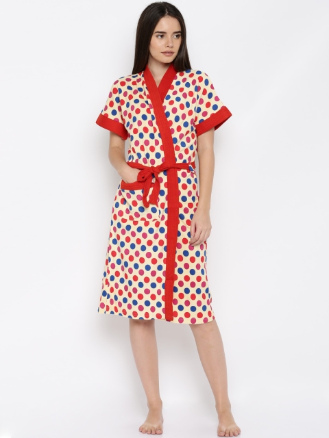 

Red Rose Yellow & Red Bathrobe
