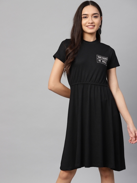 

Metronaut Black A-Line Dress