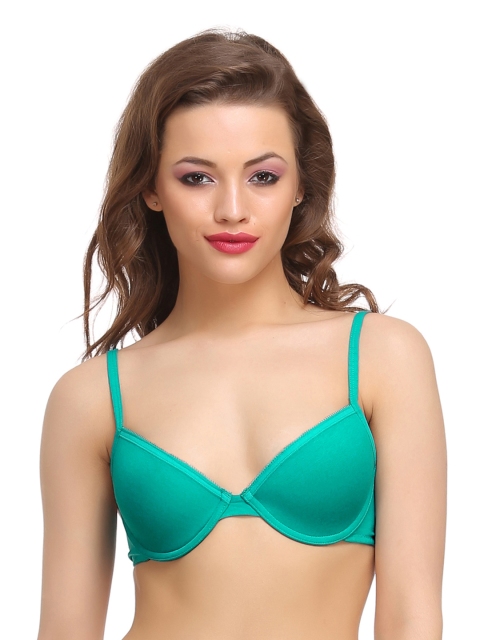 

Clovia Turquoise Blue Plunge Bra BR0515P08