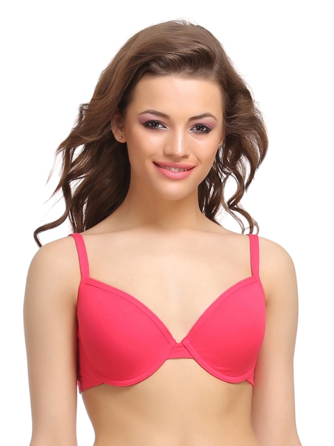 

Clovia Pink Plunge Bra BR0515P14
